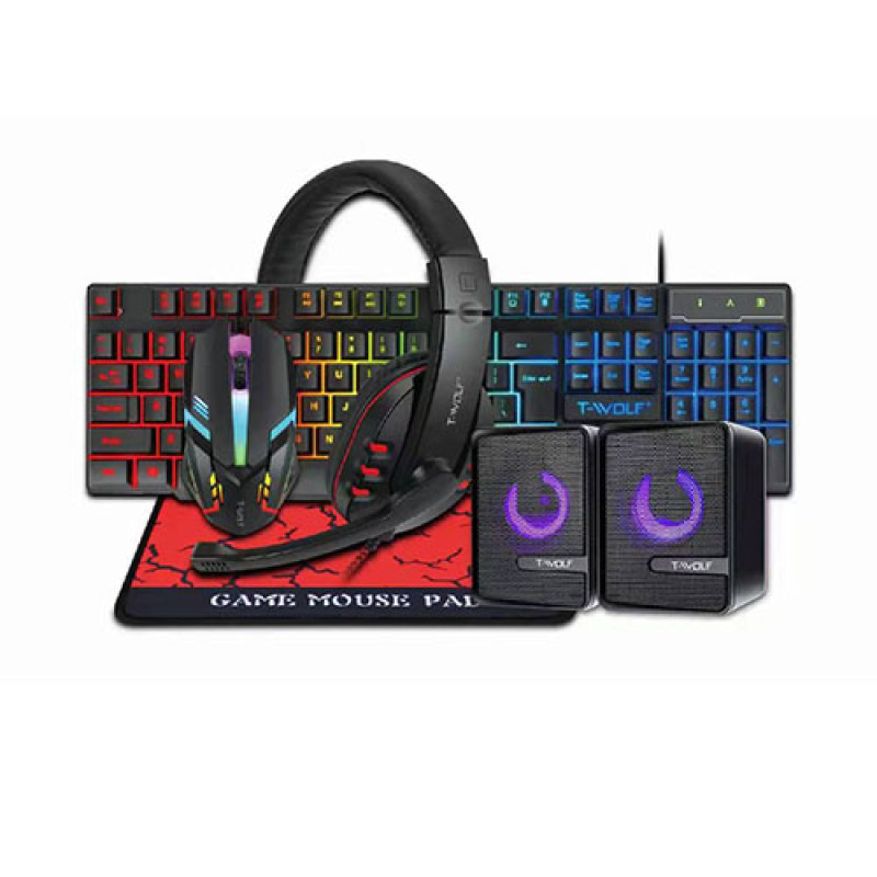 T-Wolf TF850 5 In 1 Gaming Kit Combo